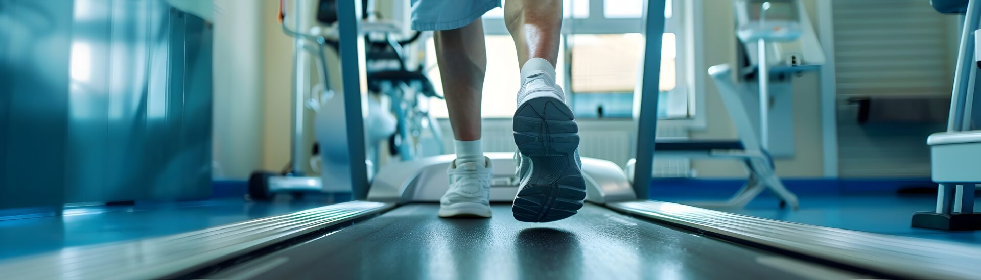 Supervised treadmill session